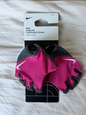 Nike Women's Lightweight Training Gloves - Hot Pink & Charcoal